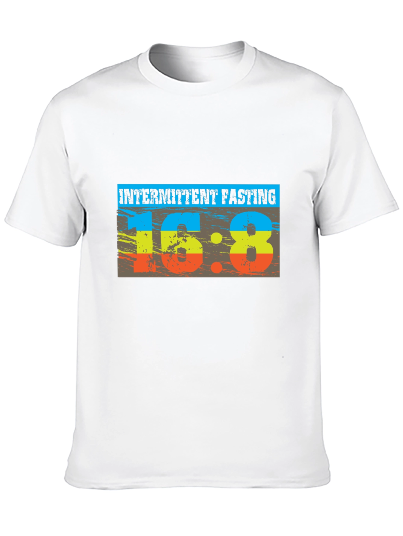 Intermittent Fasting 16:8 Black Graphic Tee