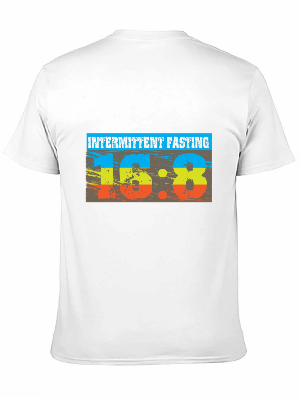 Intermittent Fasting 16:8 Black Graphic Tee