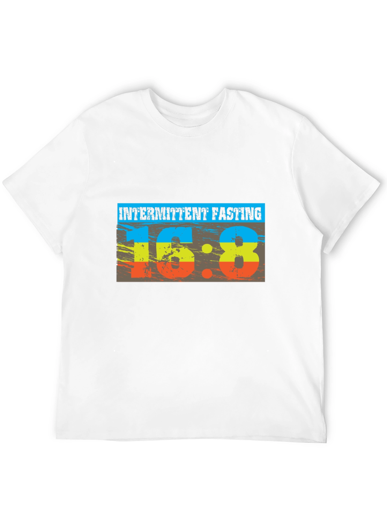 Intermittent Fasting 16:8 Black Graphic Tee