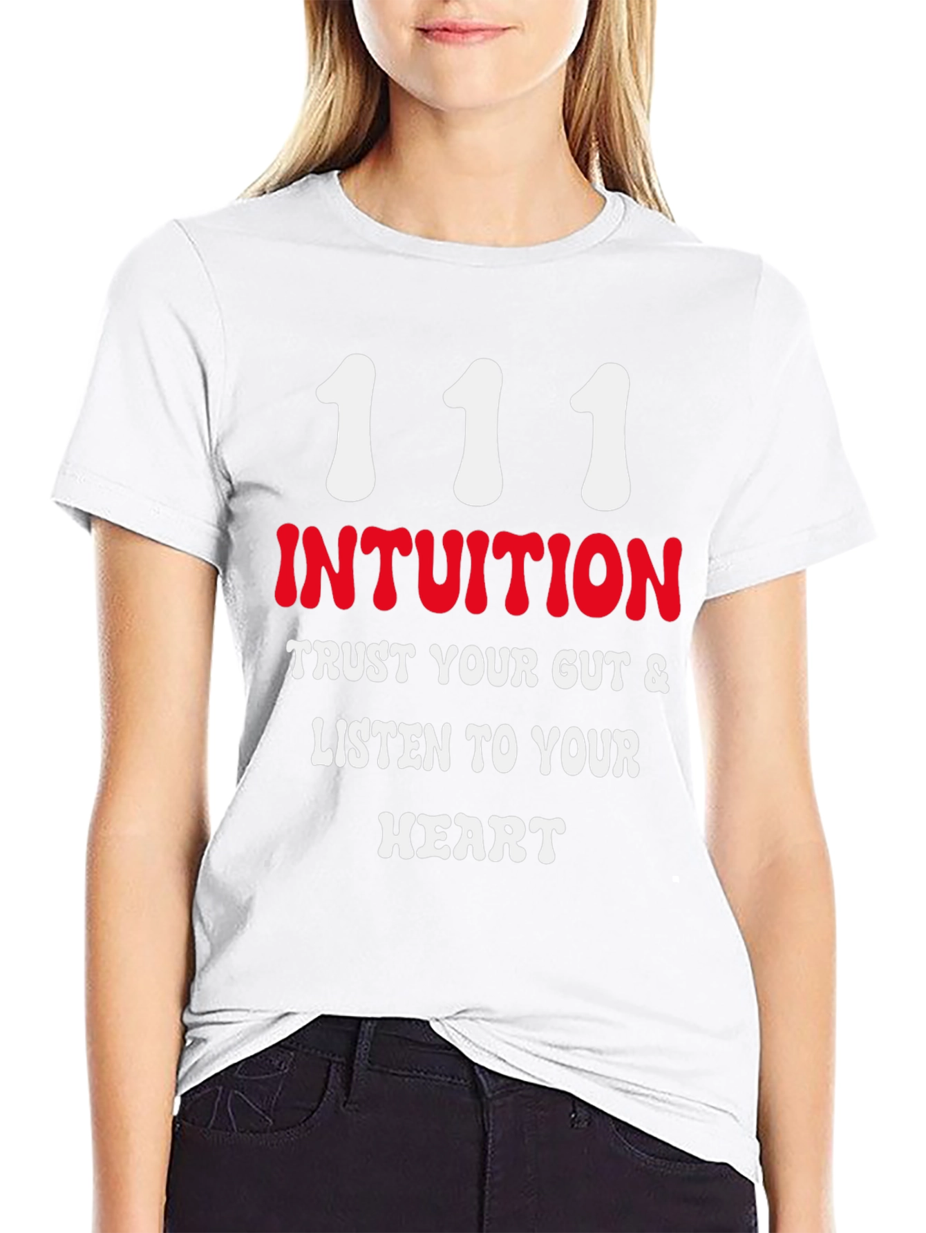 Intuition Black T-Shirt - Trust Your Gut
