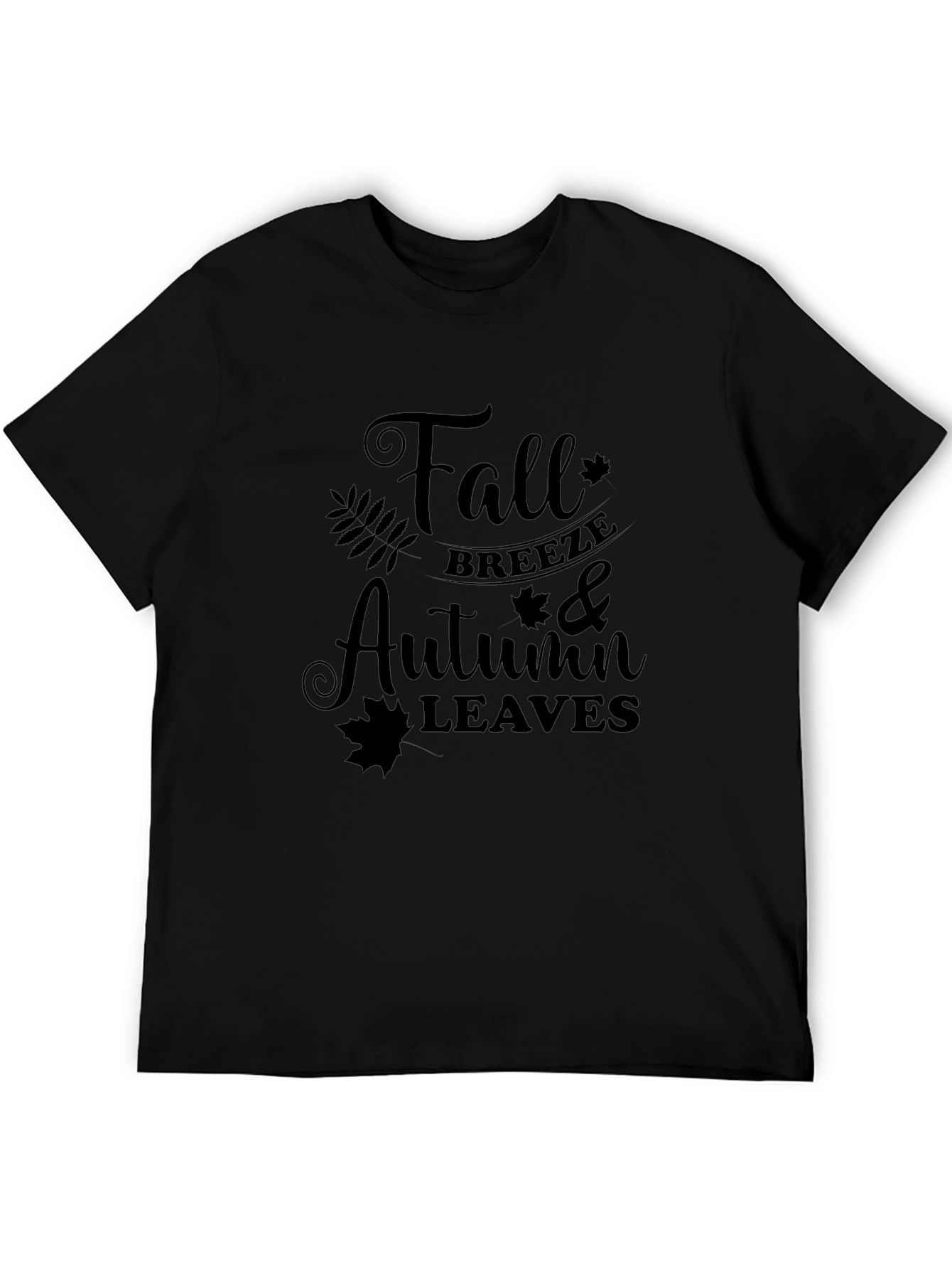 Fall Breeze Autumn Leaves Graphic Tee