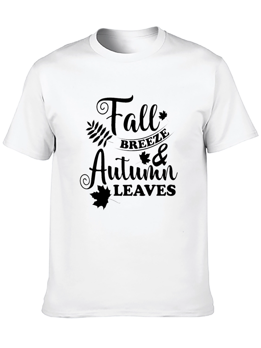 Fall Breeze Autumn Leaves Graphic Tee