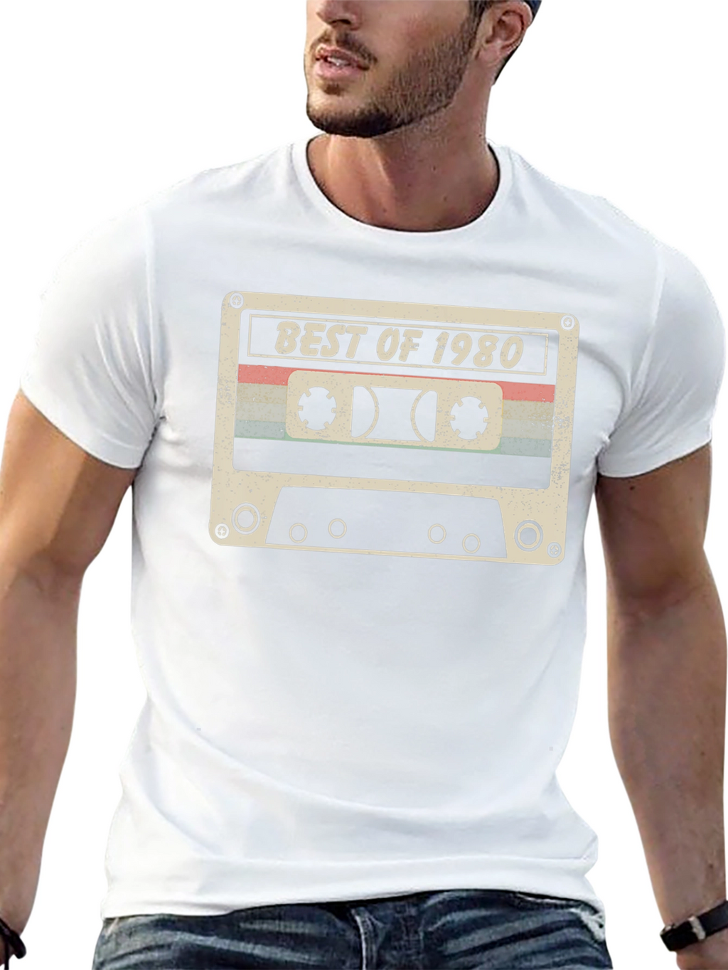 Best of 1980 Cassette Tape T-Shirt - Retro Style