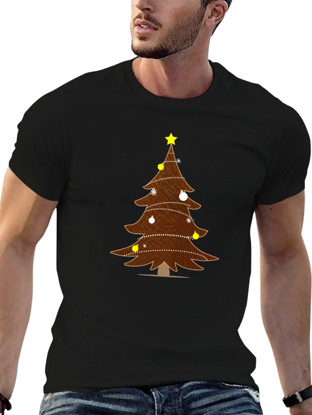 Festive Christmas Tree T-Shirt - Holiday Apparel