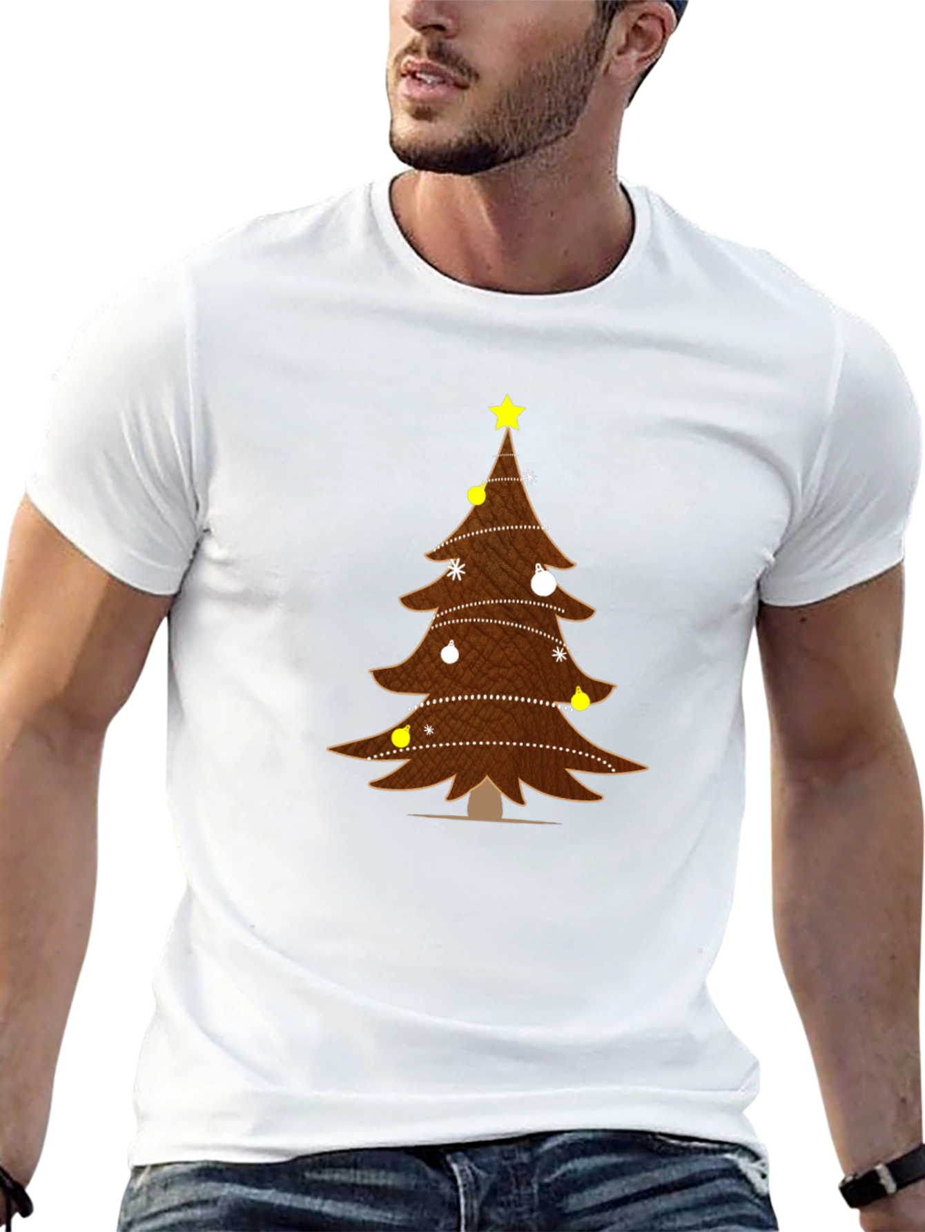 Festive Christmas Tree T-Shirt - Holiday Apparel