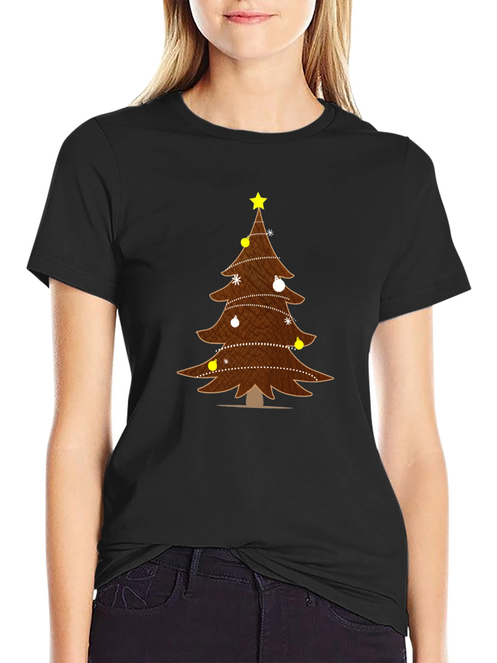 Festive Christmas Tree T-Shirt - Holiday Apparel