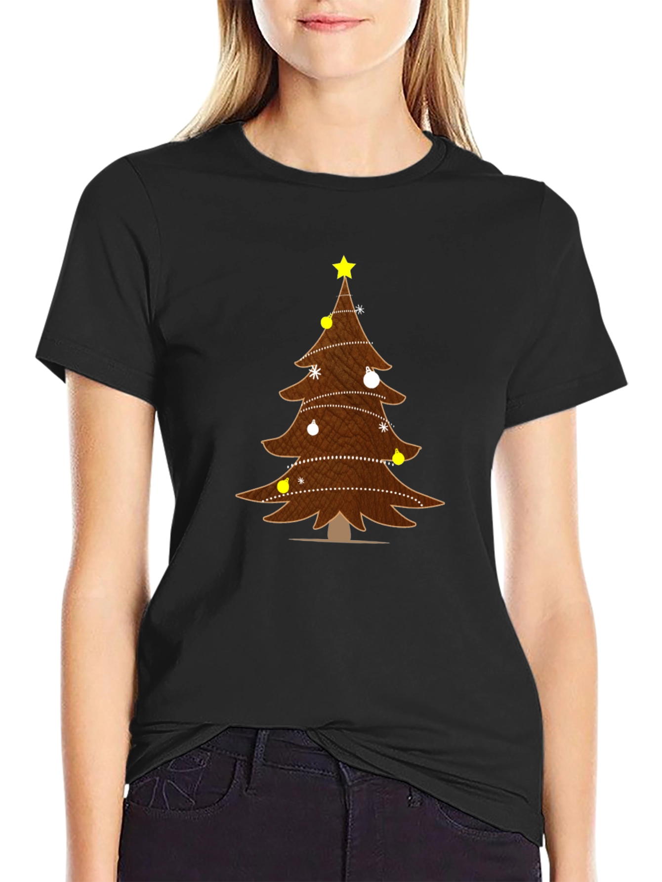 Festive Christmas Tree T-Shirt - Holiday Apparel