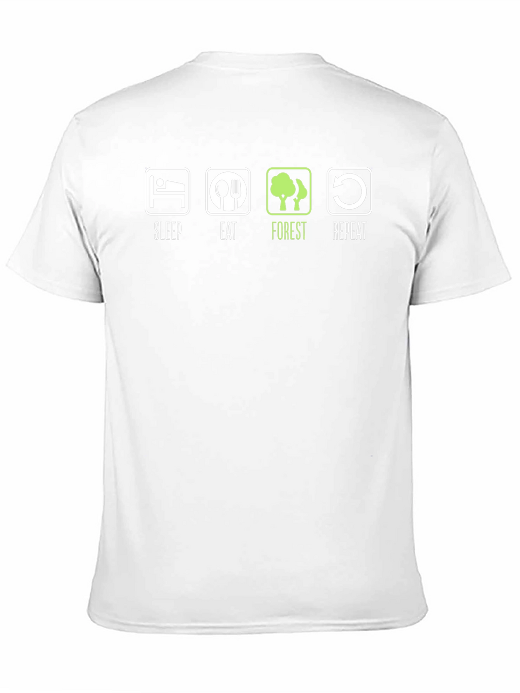 Sleep Eat Forest Repeat Graphic Tee