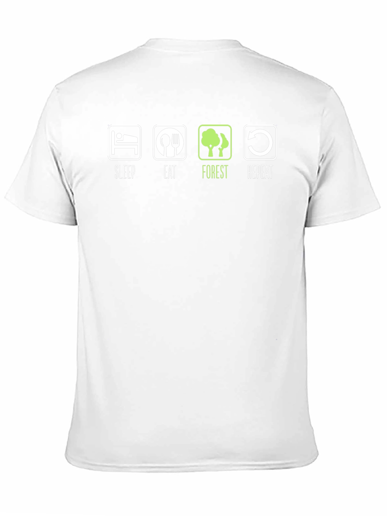 Sleep Eat Forest Repeat Graphic Tee