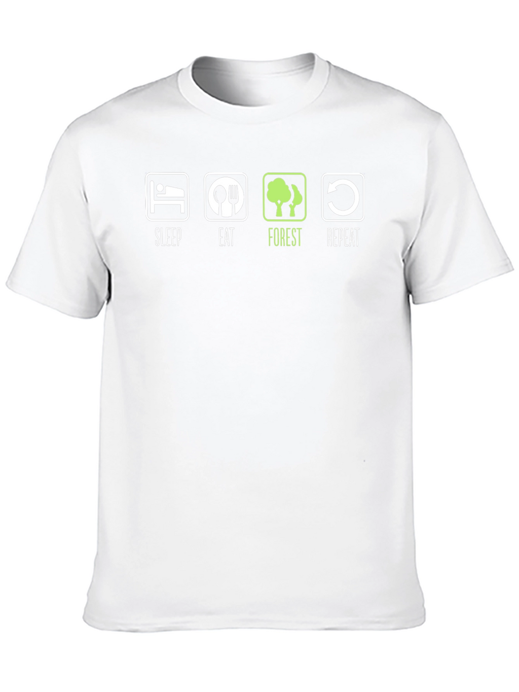 Sleep Eat Forest Repeat Graphic Tee