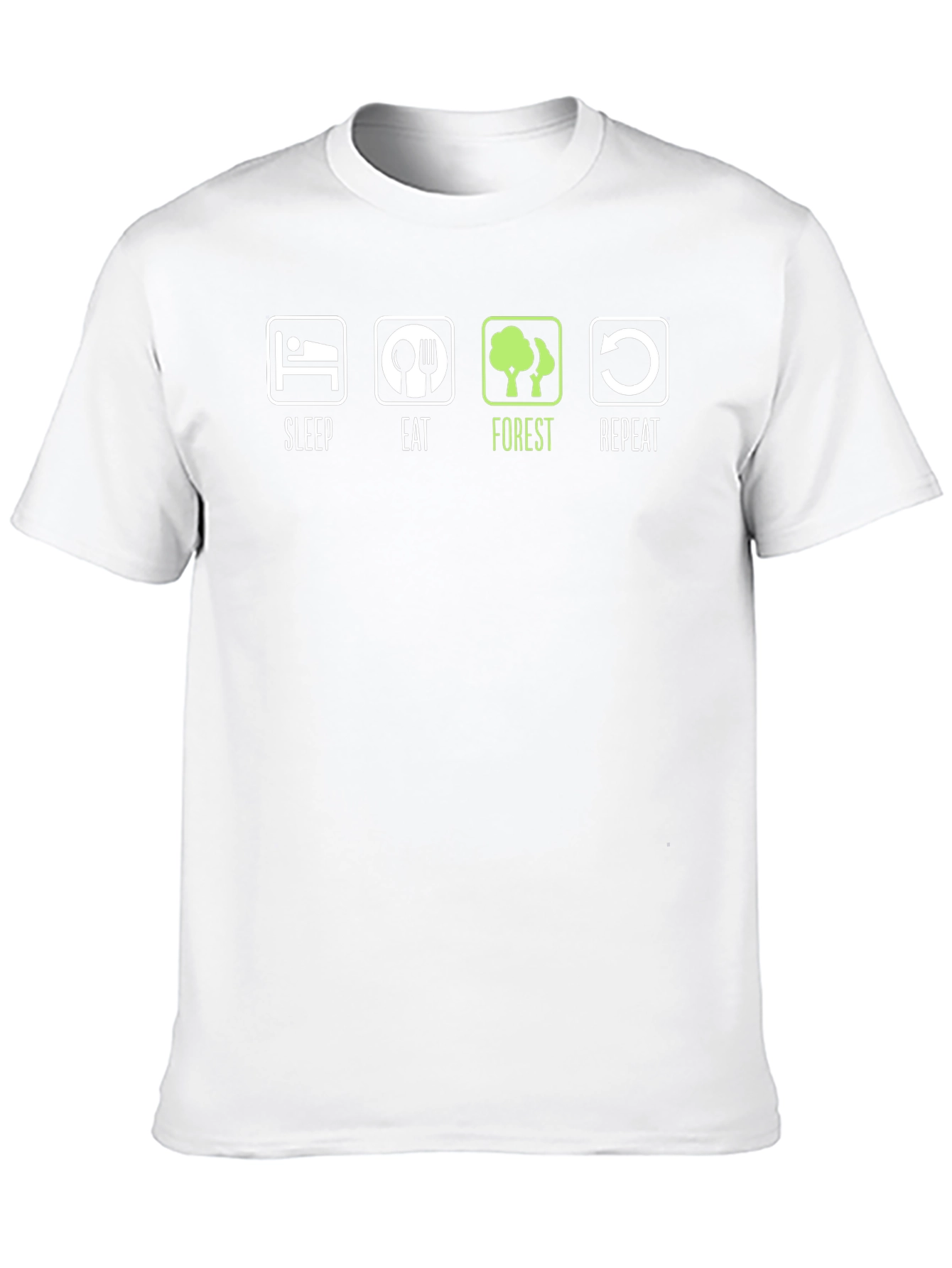 Sleep Eat Forest Repeat Graphic Tee