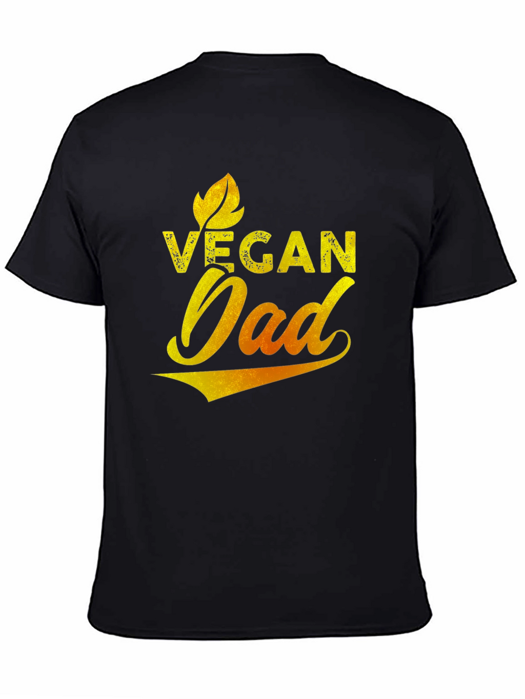 Vegan Dad Graphic Tee - Black T-Shirt