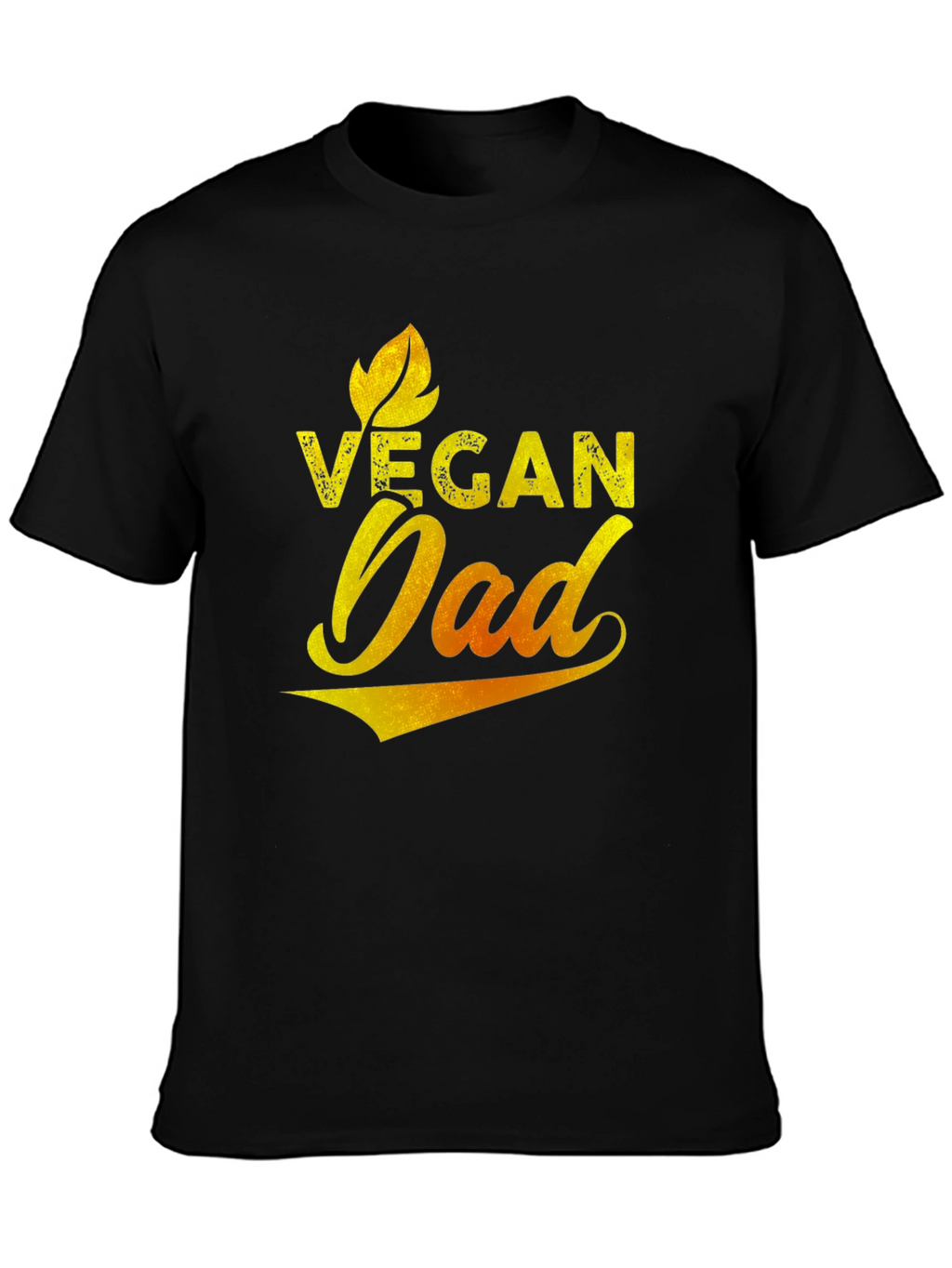 Vegan Dad Graphic Tee - Black T-Shirt
