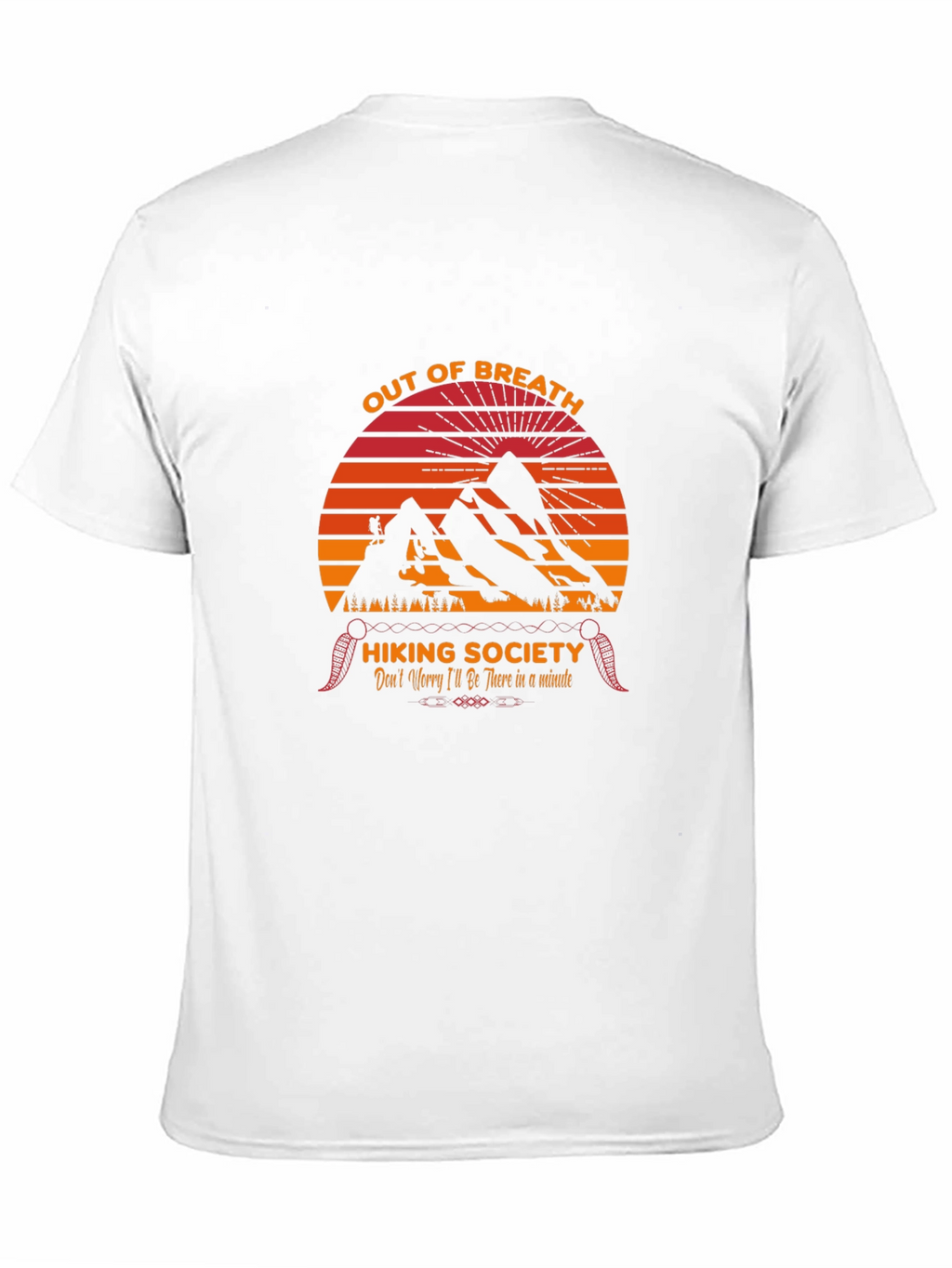 Out of Breath Hiking Society Graphic T-Shirt