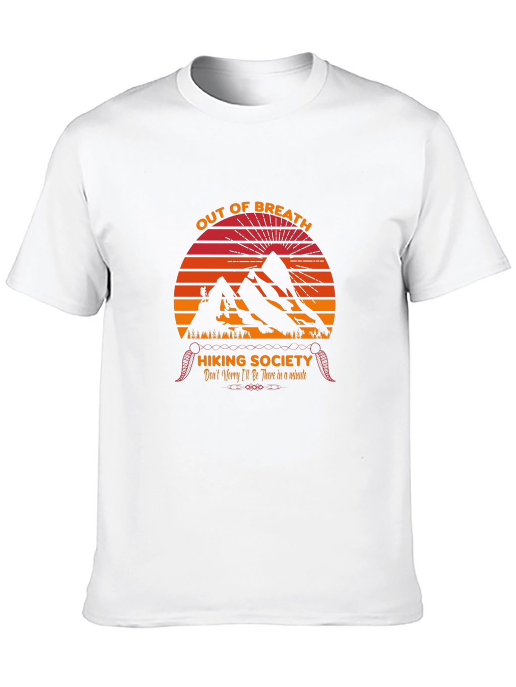 Out of Breath Hiking Society Graphic T-Shirt