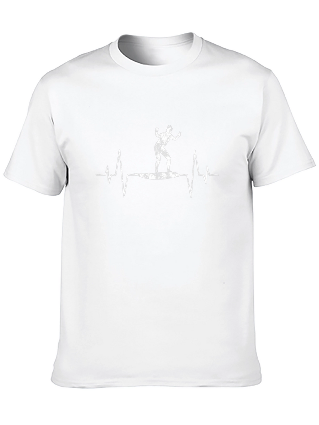 Surfing Heartbeat T-Shirt - Ride the Wave of Life!
