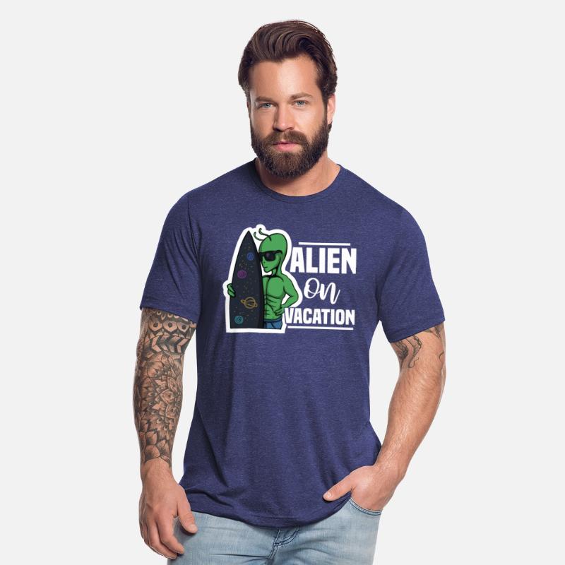 Alien Surf Vacation Beach, Summer Sun Sea Surfers