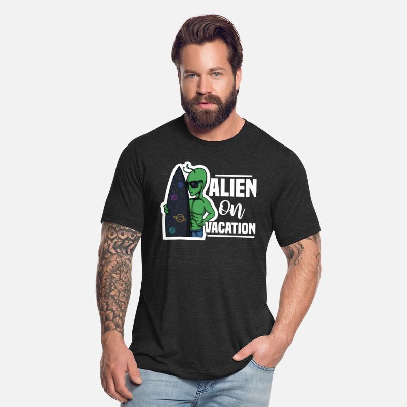 Alien Surf Vacation Beach, Summer Sun Sea Surfers