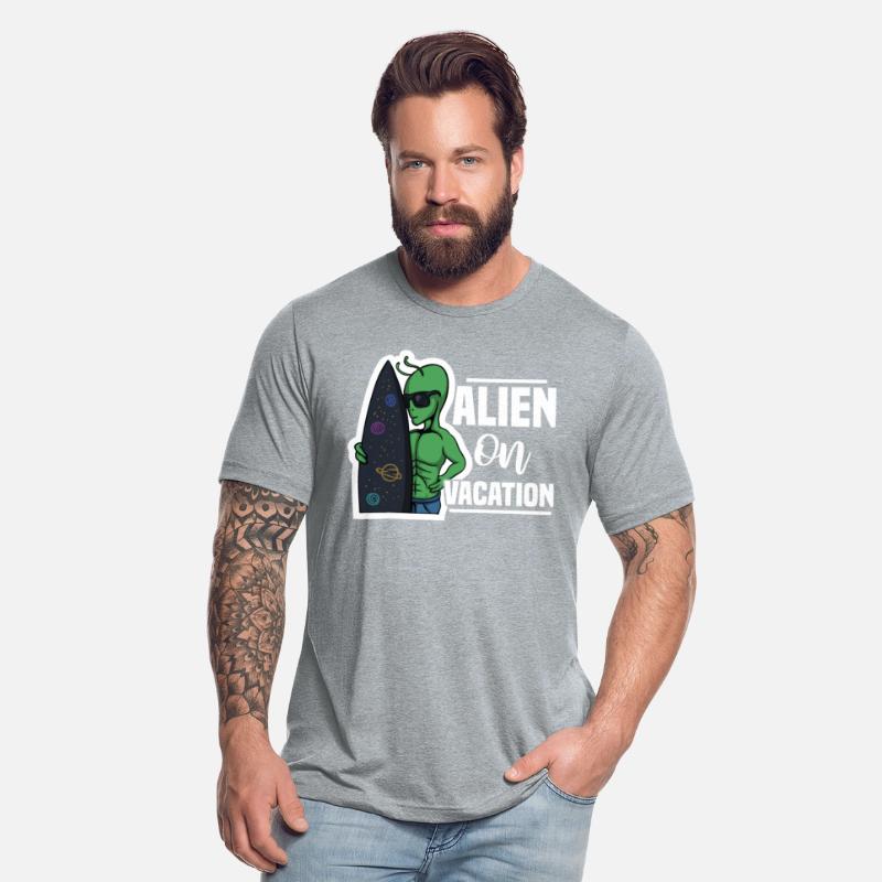 Alien Surf Vacation Beach, Summer Sun Sea Surfers