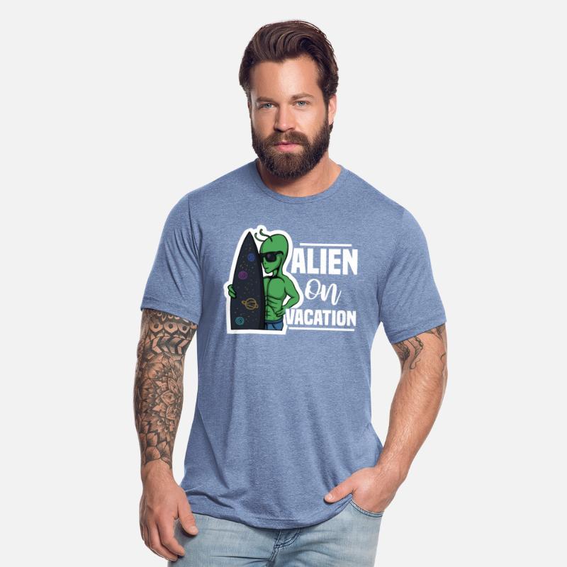 Alien Surf Vacation Beach, Summer Sun Sea Surfers