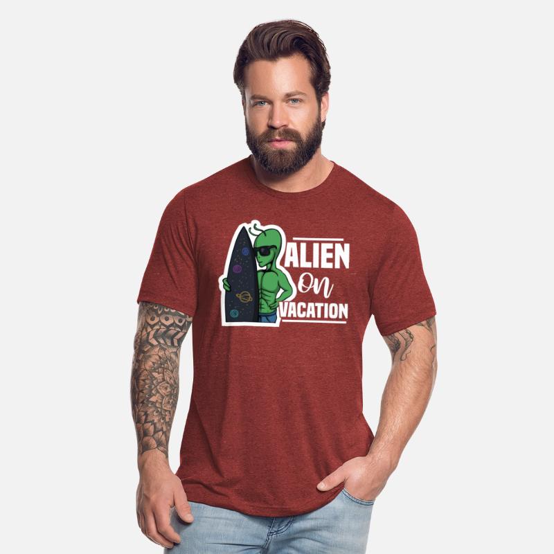 Alien Surf Vacation Beach, Summer Sun Sea Surfers