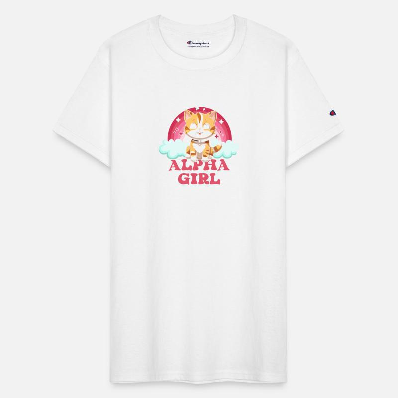 Alpha Girl Pink Rainbow Kitten Lover Pet Owner
