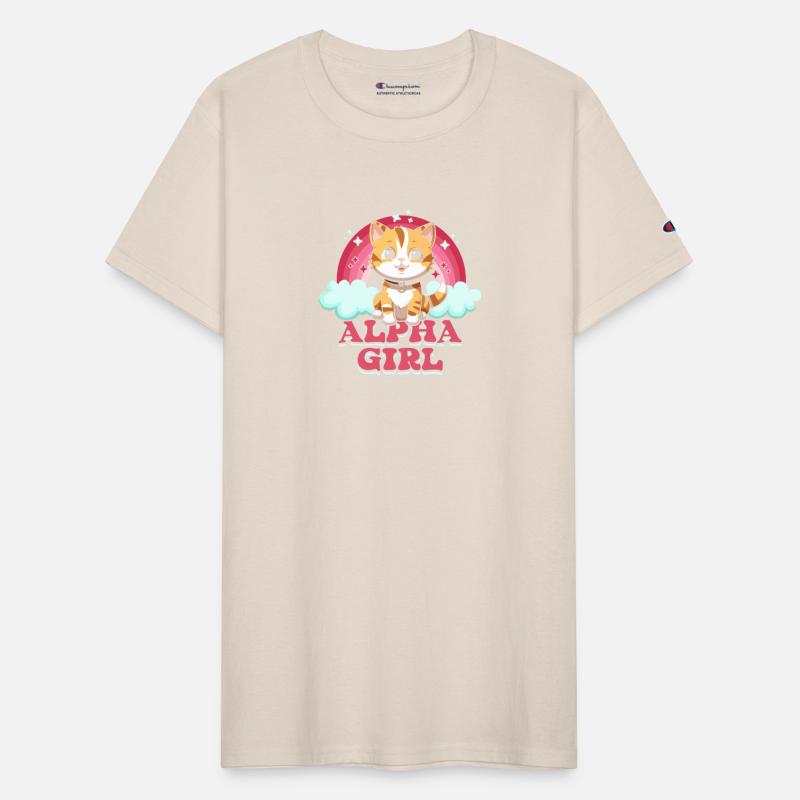 Alpha Girl Pink Rainbow Kitten Lover Pet Owner