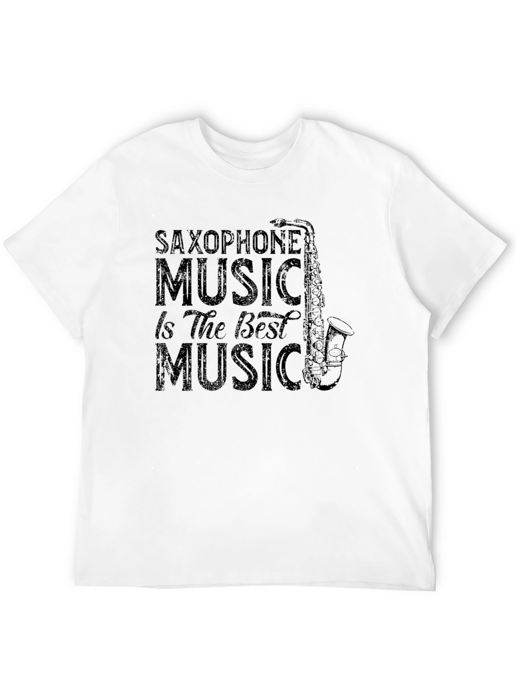 Saxophone Music T-Shirt - Music Lover Tee
