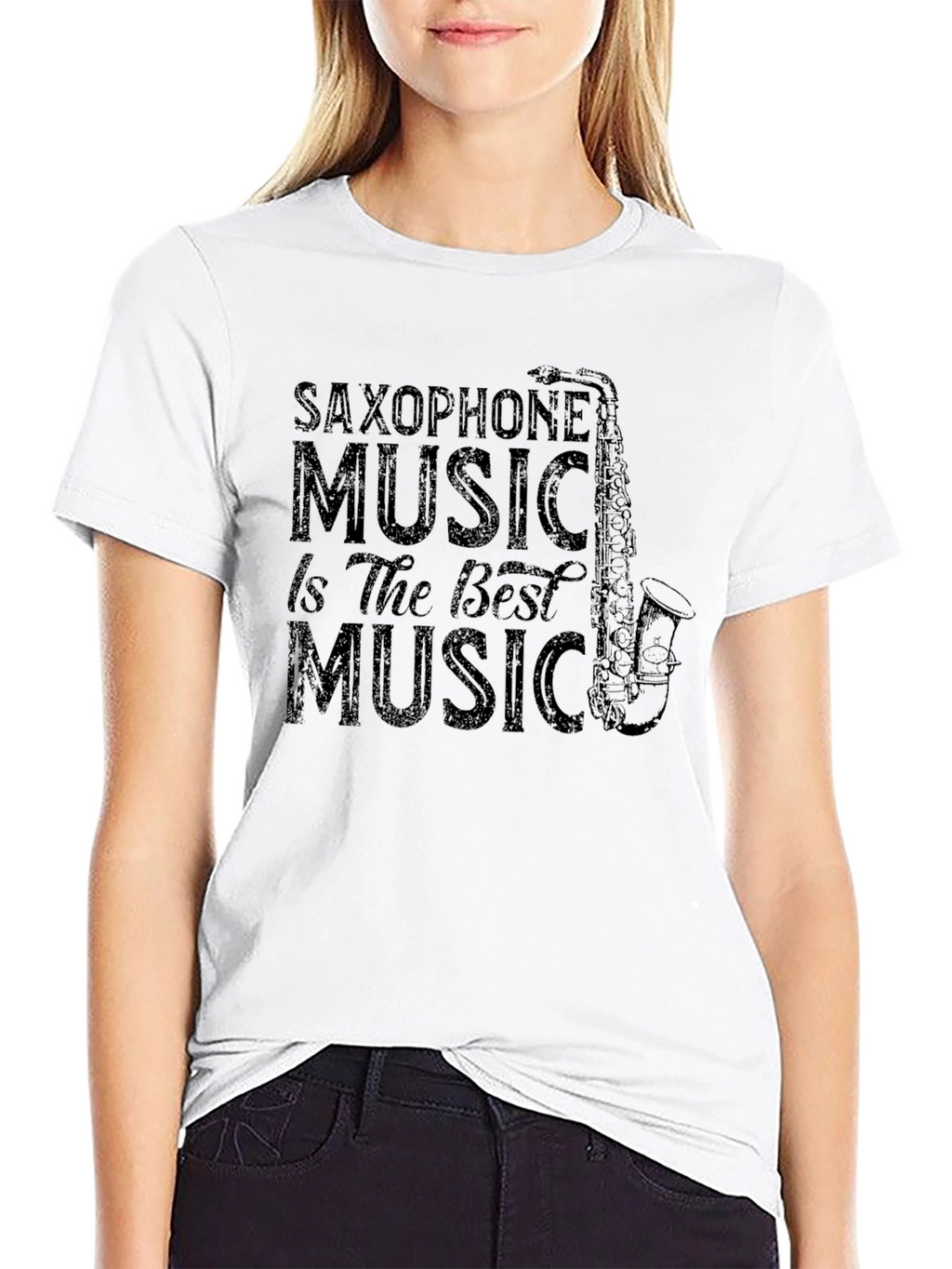 Saxophone Music T-Shirt - Music Lover Tee