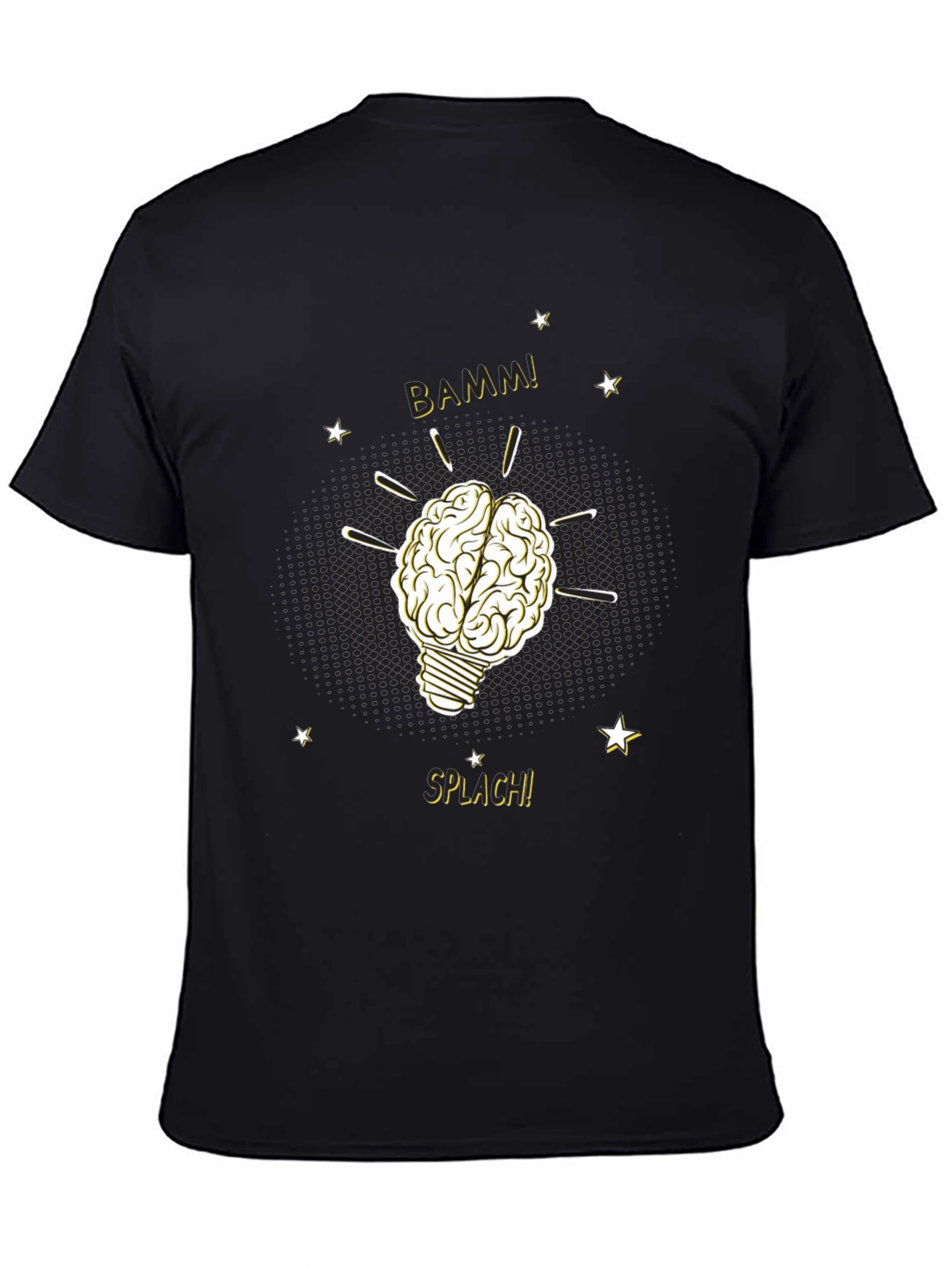 Brainy Idea T-Shirt - Light Bulb Brain BAMM!