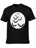 Halloween Bat Moon T-Shirt