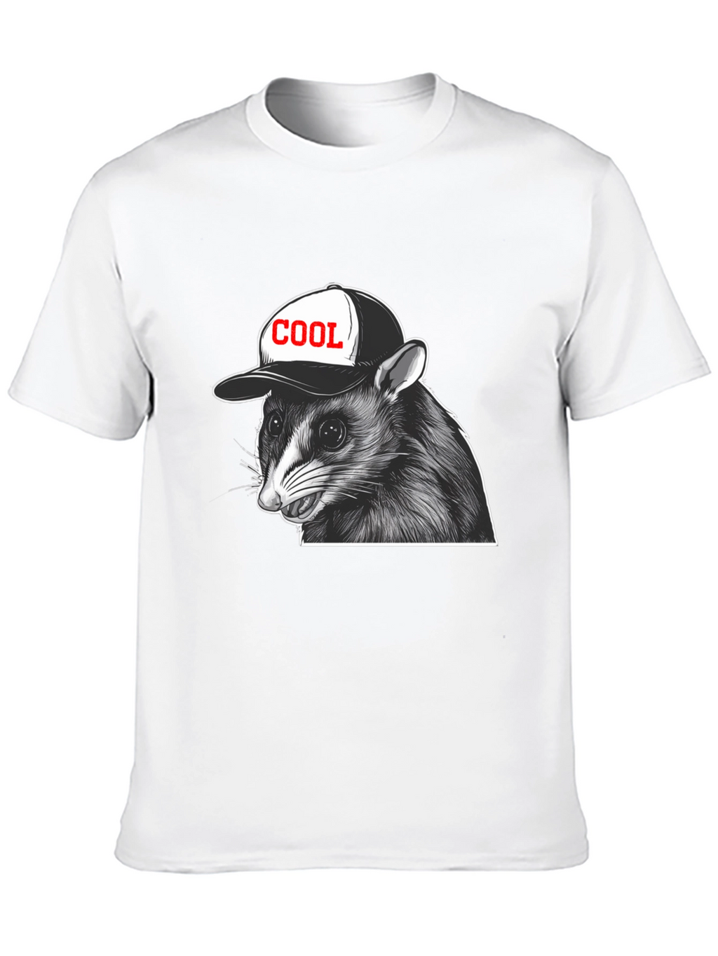 Cool Raccoon Graphic T-Shirt