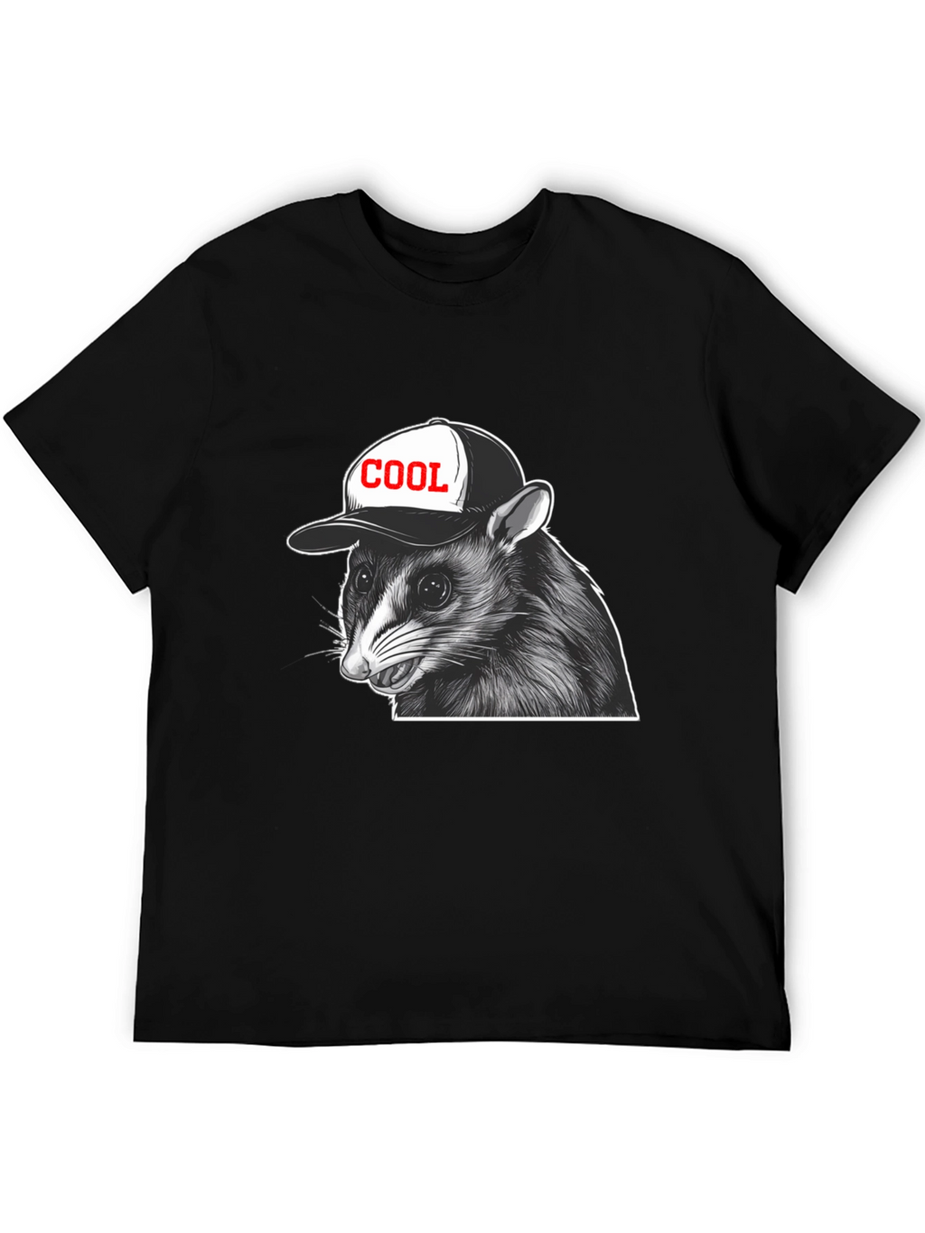 Cool Raccoon Graphic T-Shirt