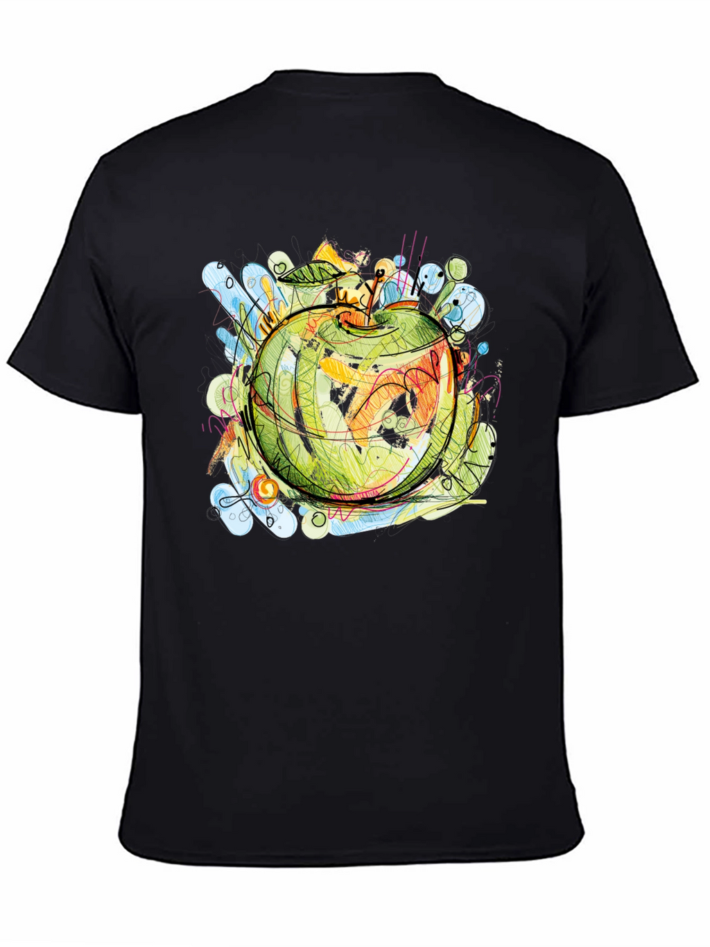 Abstract Apple Graphic Tee