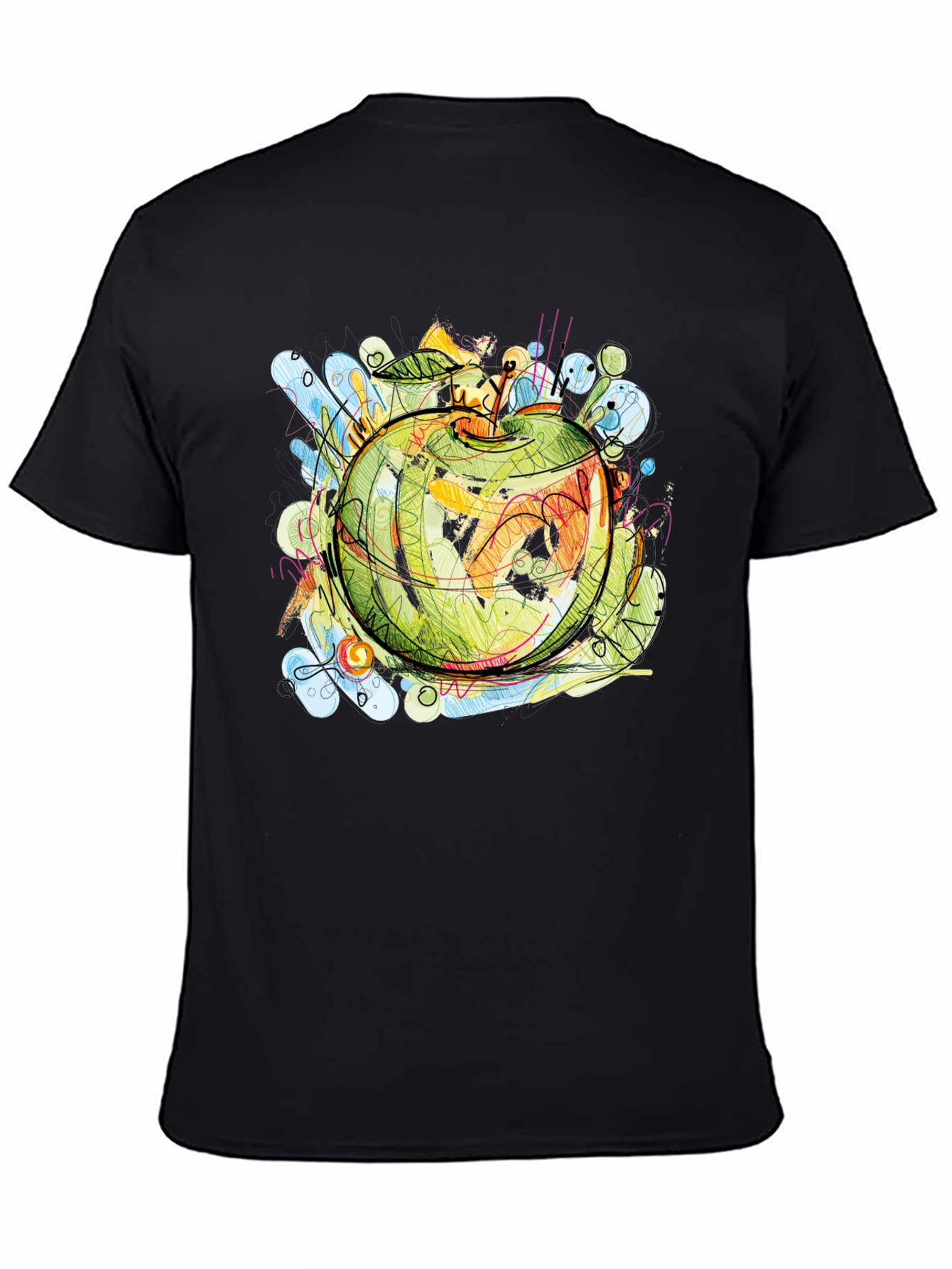 Abstract Apple Graphic Tee