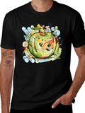 Abstract Apple Graphic Tee