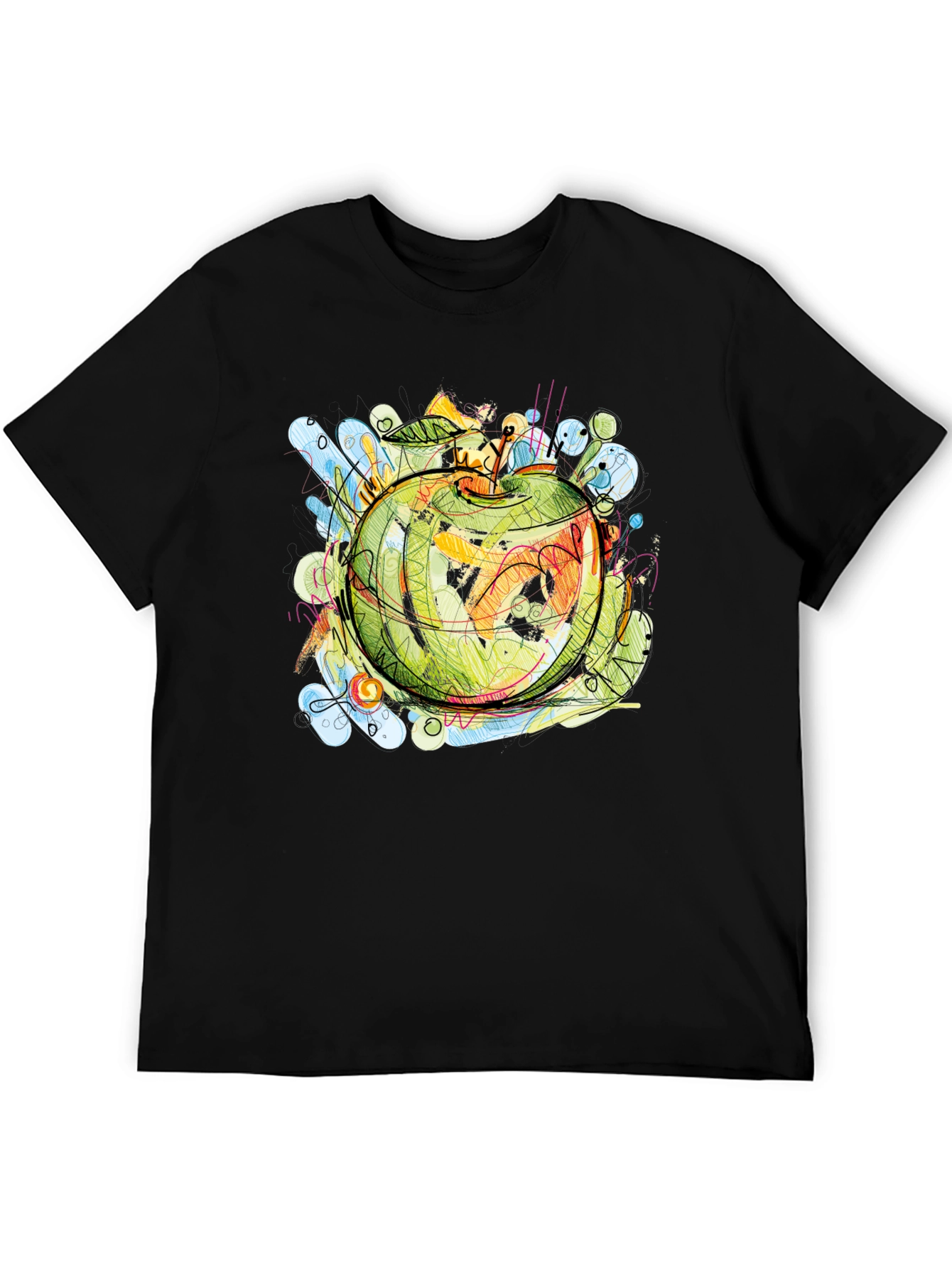 Abstract Apple Graphic Tee