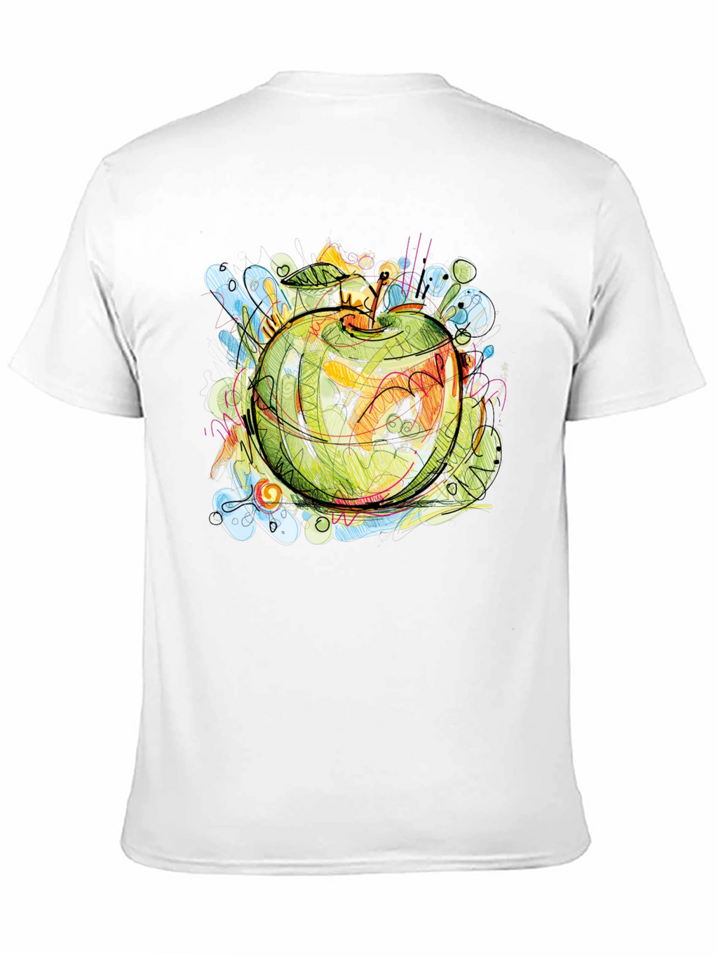Abstract Apple Graphic Tee