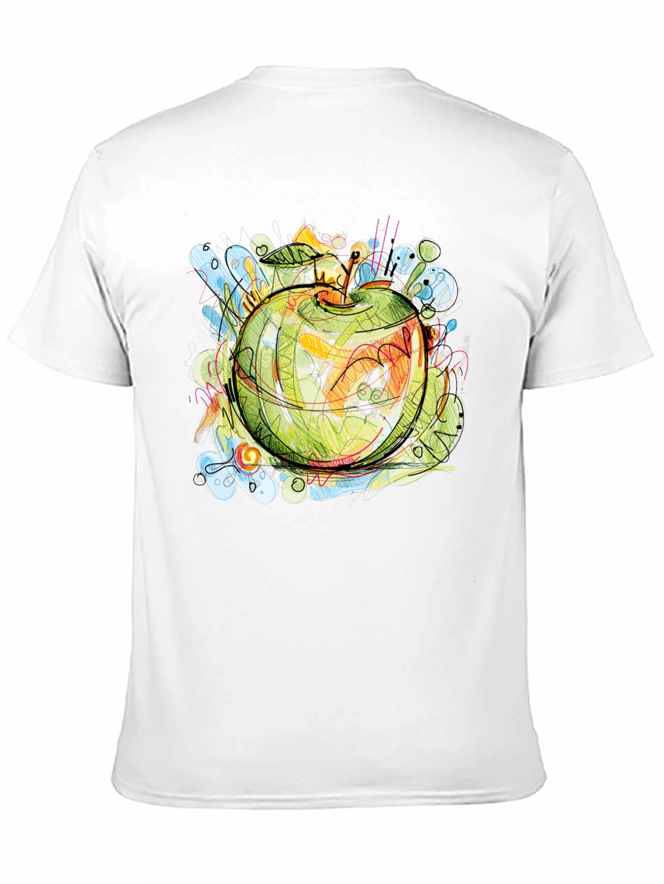 Abstract Apple Graphic Tee