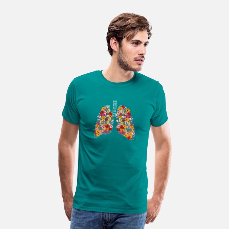 Anatomical Lungs Flowers Medical Science Anatomy