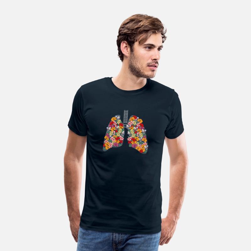 Anatomical Lungs Flowers Medical Science Anatomy