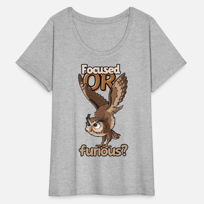 angry owl playing yoga