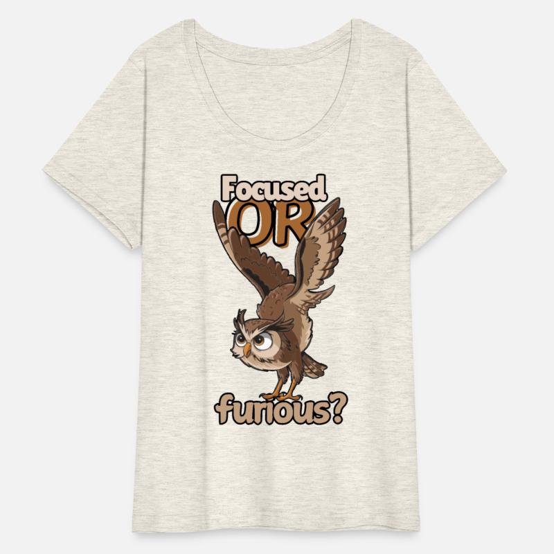 angry owl playing yoga