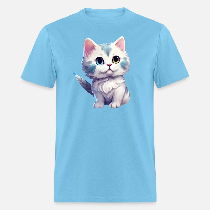 Anime Cat Magic: Dual-Colored Eyes