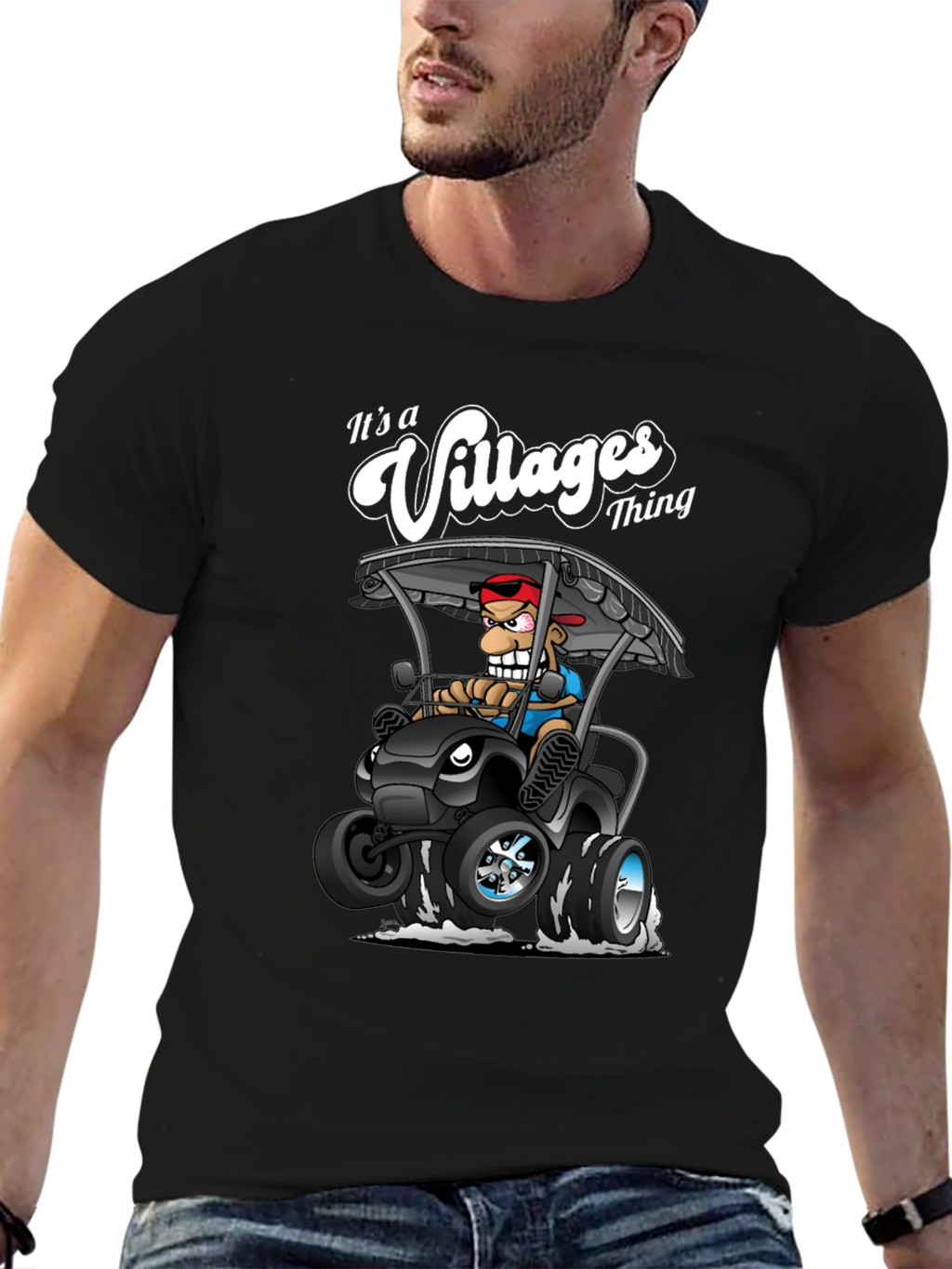 Villages Thing T-Shirt - Golf Cart Design