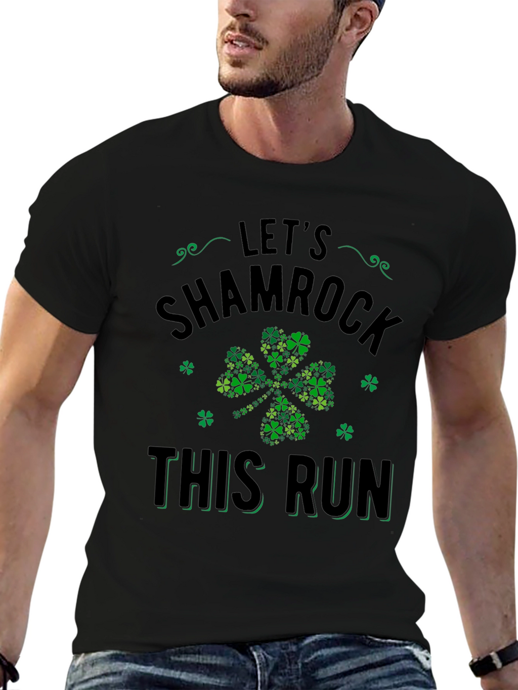 Lets Shamrock This Run St. Patricks Day T-Shirt