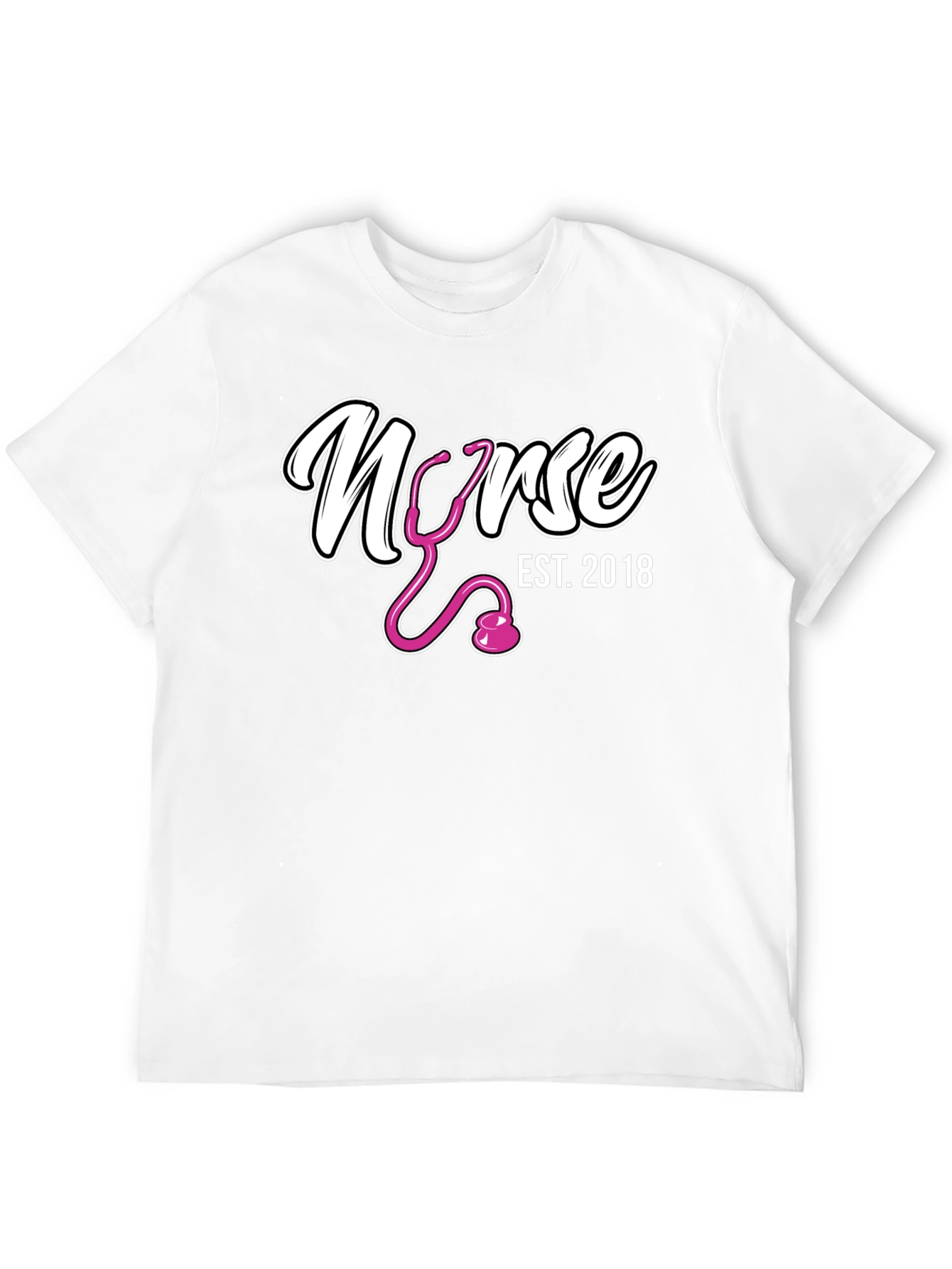 Nurse Est. 2018 Black T-Shirt