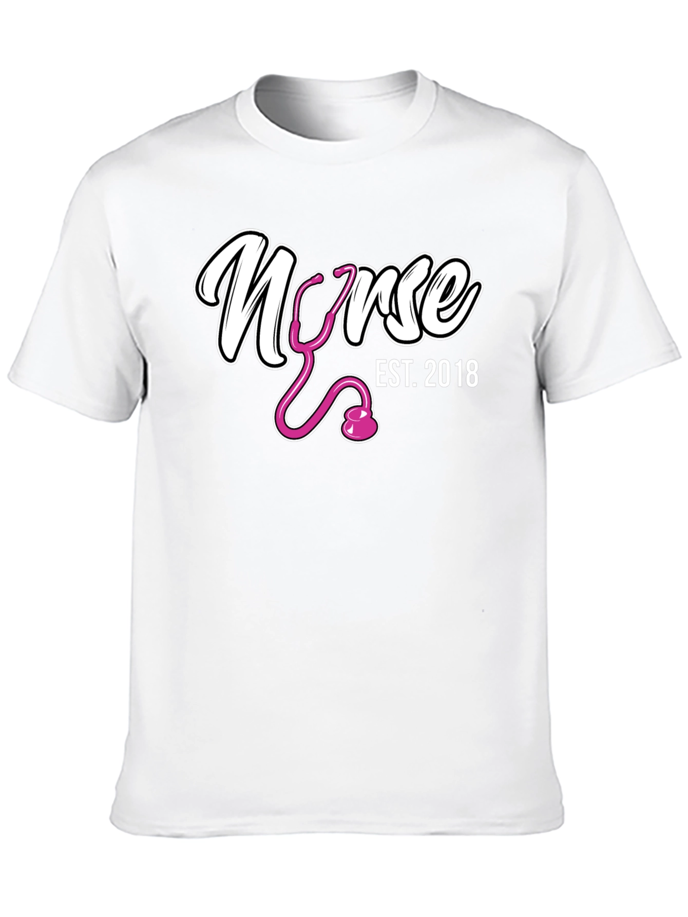 Nurse Est. 2018 Black T-Shirt
