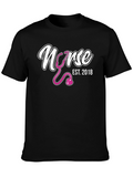 Nurse Est. 2018 Black T-Shirt