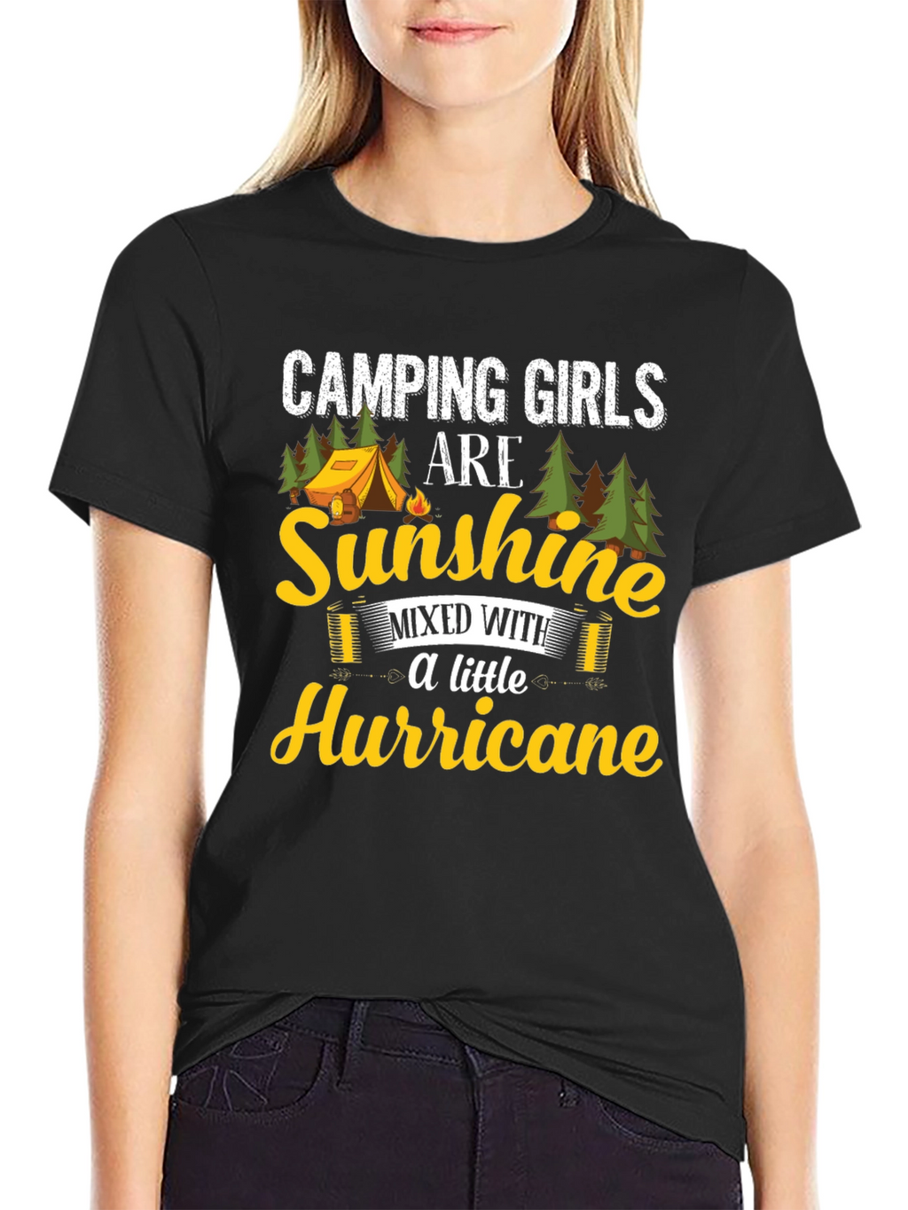 Camping Girls Sunshine Hurricane T-Shirt